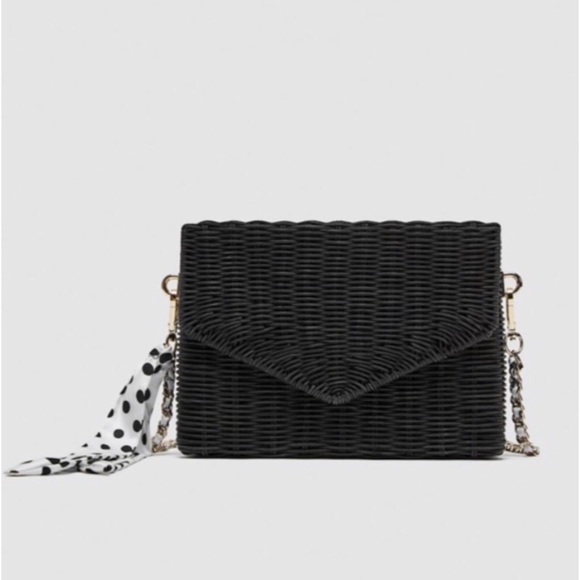 Zara Raffia Cross-Body Bag - Picture 3 of 7